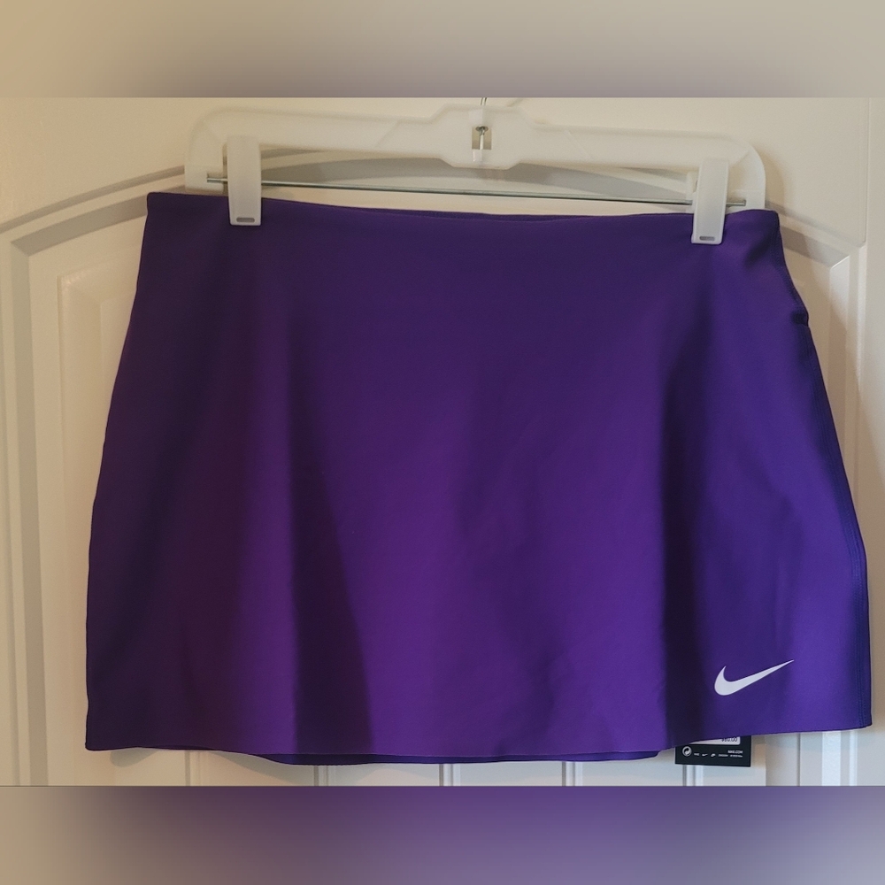 NWT Nike Purple Active Skirt With White Swoosh